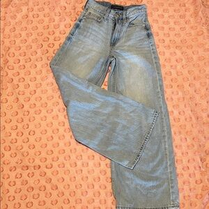 Aeropostale Women's Light Blue Flare Jeans